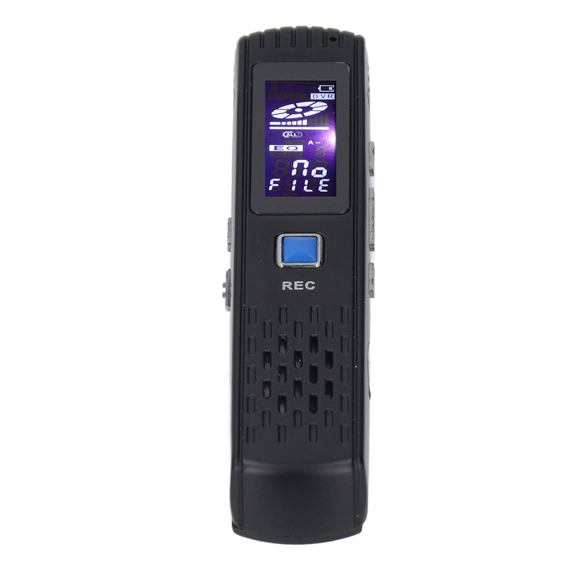 Digital Voice Recorder Noise Reduction 8GB MP3 Player 220mAh 3.5mm