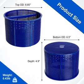 Porscan SPX1082CA Skimmer Basket Replacement for Hayward Swimming Pool Skimmer, Filter Basket Assembly with Handle Compatible with Aladdin B-152 Hayward SPX1082CA SP1082C Select Automatic Skimmers