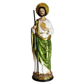 Gigi's Classy Kids 24" Inch Saint St. Jude Thaddeus Glitter Statue Figurine Religious Gift Imagen San Judas Tadeo Estatua