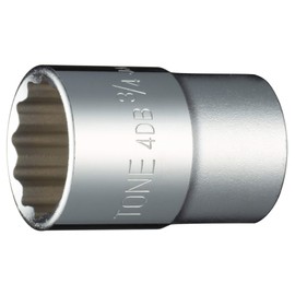 Tone 4DB-24 Socket (12-square) 12.7 mm (1/2") Drive Angle 3/4 inch Width