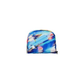 ergobag LED Zippies School Bag Accessory Front Pocket Motif Worlds Primary School, Spaceship - Blue, Playful, colourful, versatile