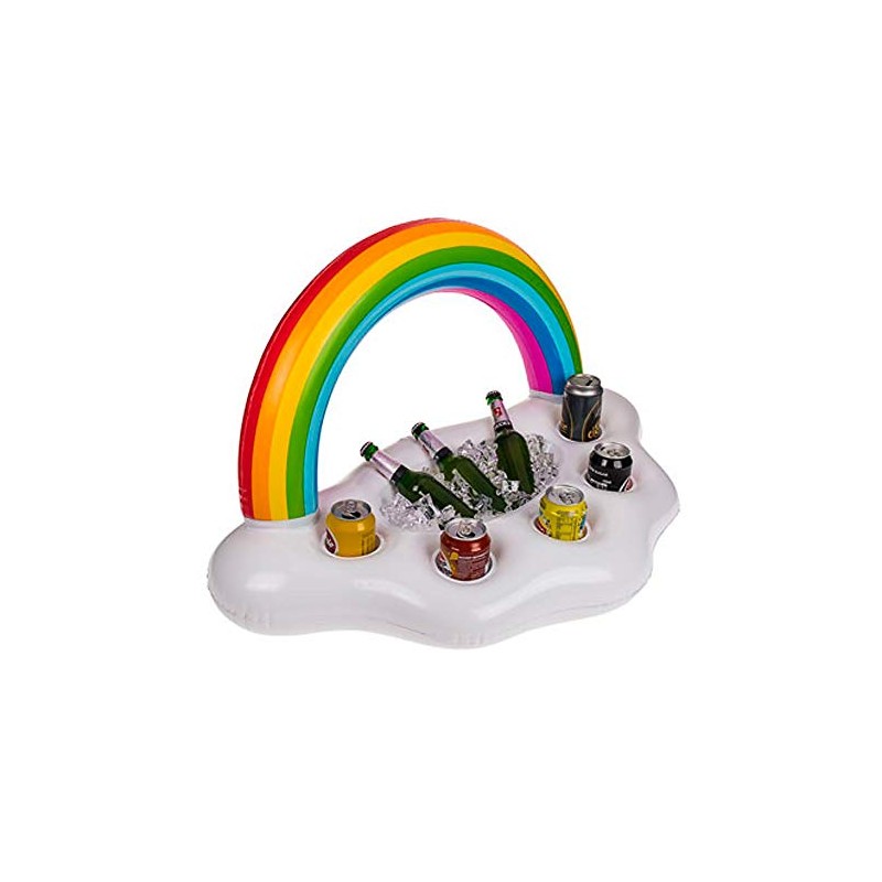 Out of the blue Inflatable Drinks Holder Rainbow 85 x