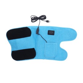 Heated Knee Massager 3 Temp Massage Gears Warm Heating Knee Wrap Massager for Swollen Joints Sports Injuries