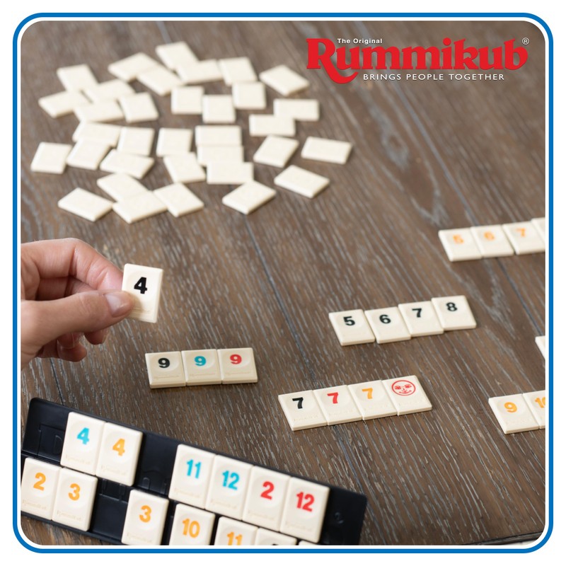 Rummikub Compact Travel Edition, Travel Game from 6 Years, Party