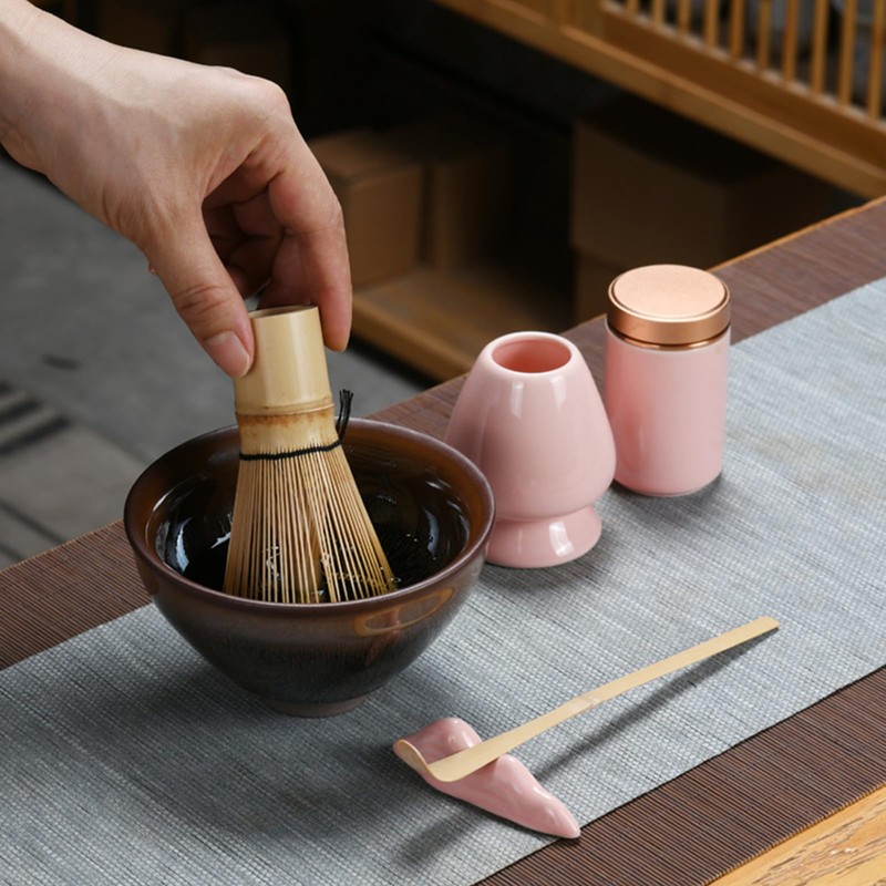 GNAUMORE Matcha Spoon, Bamboo Matcha Tea Whisk, Conventional Matcha Spoon,