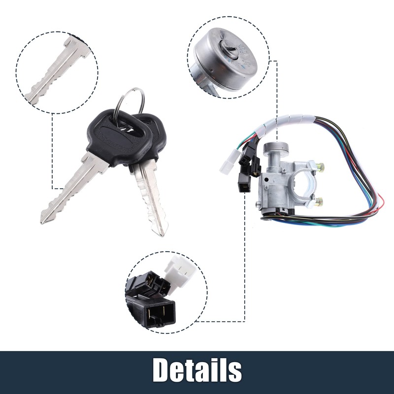X AUTOHAUX Ignition Switch Lock Cylinder with Key UB3976290 Replace
