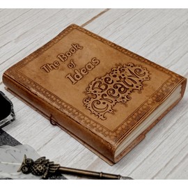 Purpledip 11998 The Book of Ideas Handmade Leather Journal