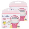 Intuition Lemon Berry Breeze Women's Epilator Razor Blade Refill, 3 Pack, 2 Pieces / 인튜이션 레몬 베리 브리즈 여성 제모기 면도날 리필, 3개입, 2개