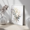 Lithobee - Airy botanical illustration with white flowers Home Wall