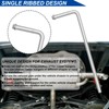 CAROTUPY 304 Stainless Steel Exhaust Hanger Rod, 4Pcs 9.5" Long
