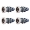 Qikuver Shower Cubicle Rollers, Sliding Door Rollers, Replacement Parts, Shower