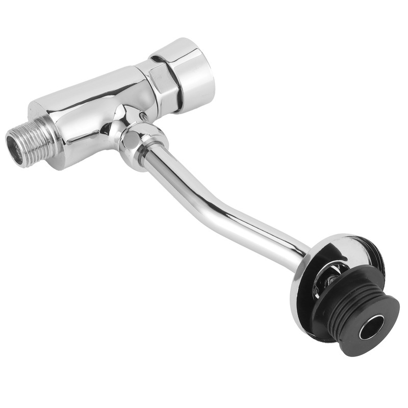 G1/2 Urinal Flush Valve Set Wall Mounted Hand Press Flushing