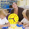 Batiyeer 25 Pcs Teaching Clock Kit Learn to Tell Time