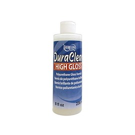 Decoart Americana DuraClear Varnish 8oz High Gloss, 8 Fl Oz (Pack of 1), Blue