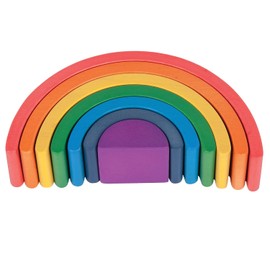 TickiT Wooden Rainbow Architect Arches - Nesting Puzzle - Stacking Blocks for Ages 1+
