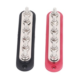 2pcs 300a 12V -48V BOSSBAR Clamp Block Power Distribution with Cover, Marine Automotive Brass Boat Ship Automotive Car for Cars Boats Ships Yachts