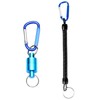 3pcs Fly Fishing Magnetic Net Release Holder Fishing Lanyard Magnetic