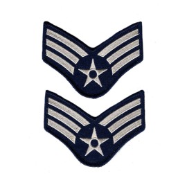 Sergeant US Air Force USAF CHEVRON Rank Military U.S. Army Iron on Patch