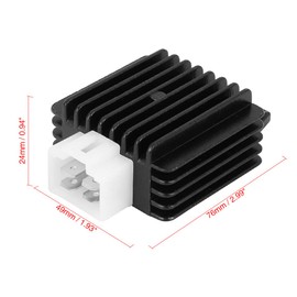 F FIERCE CYCLE Motocycle Scooter 4 Pin DC 12V Voltage Regulator Rectifier for Tao Tao ATA-110