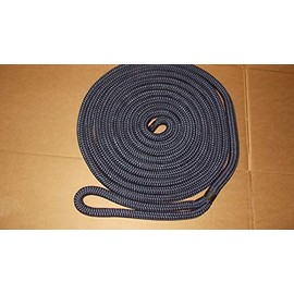 Casto Trading Co 3/4" x 40' Double Braid Dock Line, Navy