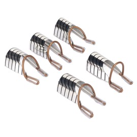 25 Piezas de Formas de Puntas de Extensión de Uñas, Marco de Aluminio de Guía, Formas de Protector de Gel UV de Uñas Francesas Reutilizables para Uñas Acrílicas, Salón de Manicura o Suministros para