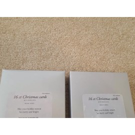 Trim A Home Two (2) 16 Packs Christmas Holiday Cards Kneeling Santa Under Tree