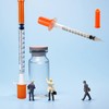 SSKHE 10 PCS 1ml Multiple Uses Measuring Feeding Pets Syringes