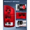 Nilight Taillight Assembly Compatible with 2002 2003 2004 2005 2006