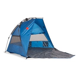 OMNICORE DESIGNS InstaShade XL 4 Person Pop Up Easy Set UP Beach Tent - Blue