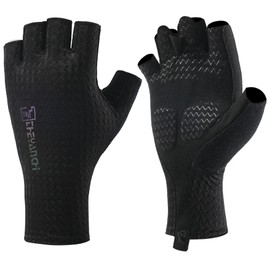 SUJAYU Fingerless Cycling Gloves for Men Bike Gloves for Women Cycling, Breathable Road Bike Gloves for Men Cycling, Guantes para Bicicleta Hombre Guantes Ciclismo Hombre (Black, X-Large)