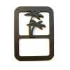 Palm Tree in 3D - BLK For Jeep Wrangler JK/JKU