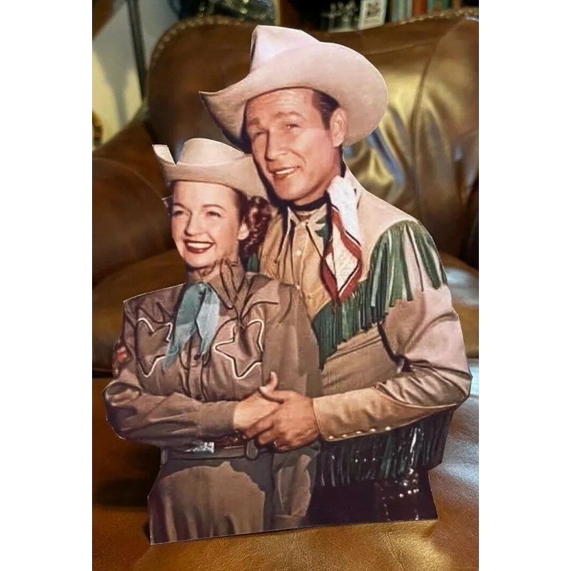 Roy Rogers and Dale Evans Western Tabletop Display Standee 9
