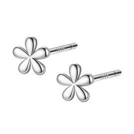 20G Tiny Blossom Studs Earrings Cartilage for Women 925 Sterling Silver Hypoallergenic Cute Lovely Mini Flower Earrings Minimalist Polished Sleeper Piercing Post Earring Helix Tragus Conch Jewelry