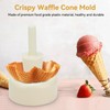 Crispy Waffle Cone Mold, Food Grade Plastic Cream Horn Molds