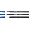 Schneider Pack of 3 Refills for Topball 850 Roller Pen,