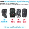JOYEAR for Chevy Key Fob Cover with Key chain Compatible