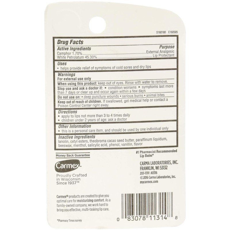 Carmex Lip Balm Tubes (Pack of 12) by Carmex