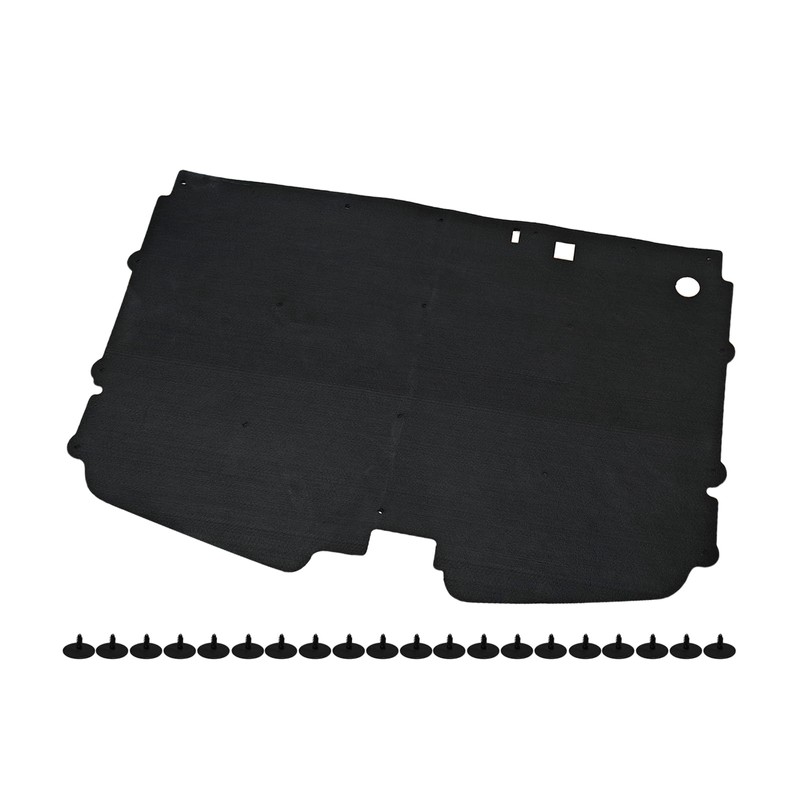 Lskioer Hood Insulation Pad w/Clips Fits for Chevy GMC C1500