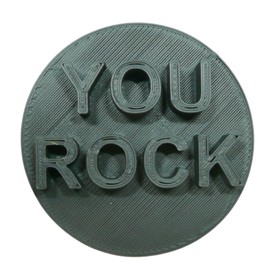 YOU ROCK CANDY HEART COOKIE STAMP EMBOSSER MADE IN USA PR5473