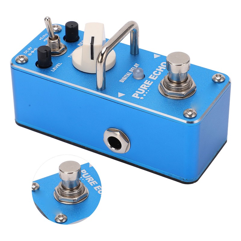 Delay Effect Pure Echo Metal Monoblock Multifunctional Digital Pedal for