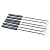 Mayhew Tools 17991 9-3/4” Long Hook & Pick, 6-Piece, Black
