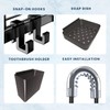 Sben Hanging Rustproof Shower Caddy with Soap Dishes and Toothbrush