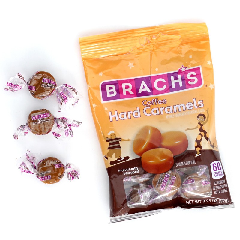 Coffee Hard Caramels, 3.25 oz Bags (3 Pack), Individually Wrapped