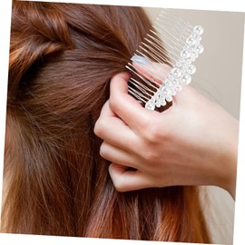 Outanaya 2pcs Pearl Hair Combs for Women Wedding Hair Accessories Side Clips for Brides and Girls Elegant Hairpins Teeth for Special Occasions