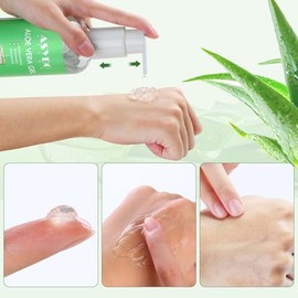 Gel De Aloe Vera, Crema Facial Hidratante De Aloe Vera Puro 100% Natural, Calmante E Hidratante, Cuidado Después Del Sol, Reduce Acné, Reparar Cicatri