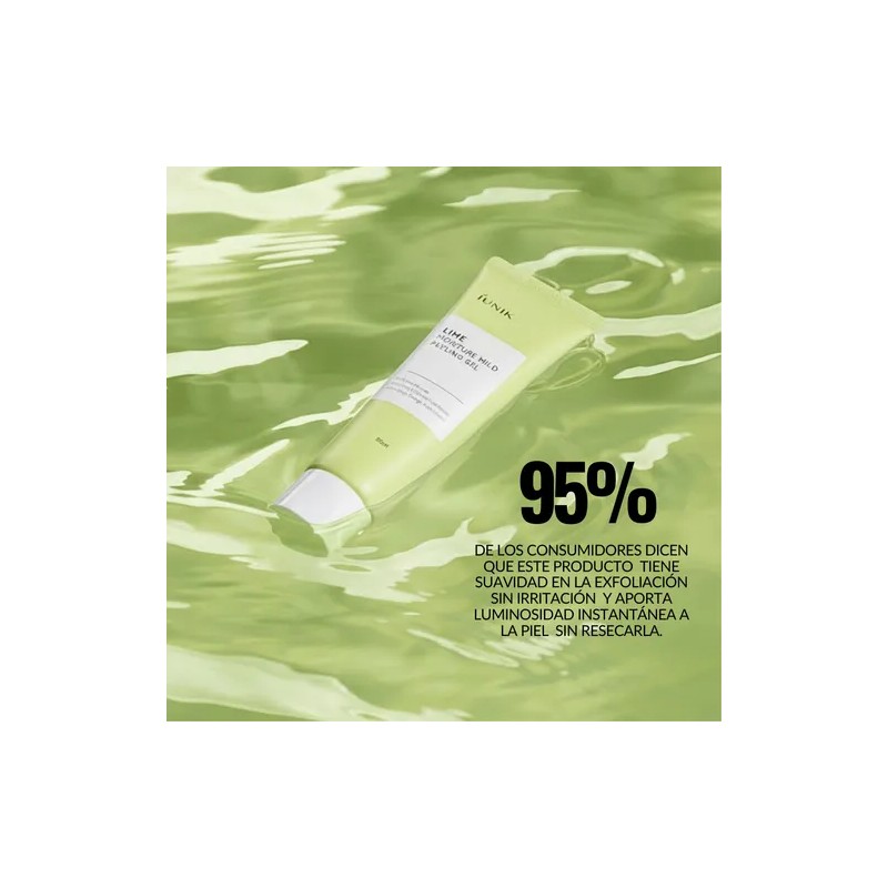 Gel Exfoliante IUNIK Facial Coreano de Lima con AHA para