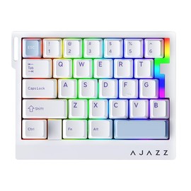 A.JAZZ AK029 Wired One-Handed RGB Gaming Keyboard,29-Key Layout with Magnetic Switch 8kHz Polling Rate,HotSwap Custom Mechanical Keyboard Adjustable Actuation,Esports-Grade Gasket Keypad for Gamer