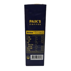 Paik's Coffee Mix | 12g x 20 Sticks (Total 240g) | Popular Korean Instant Coffee | Sweet & Creamy Smooth Blend | 백종원의 빽다방 커피믹스