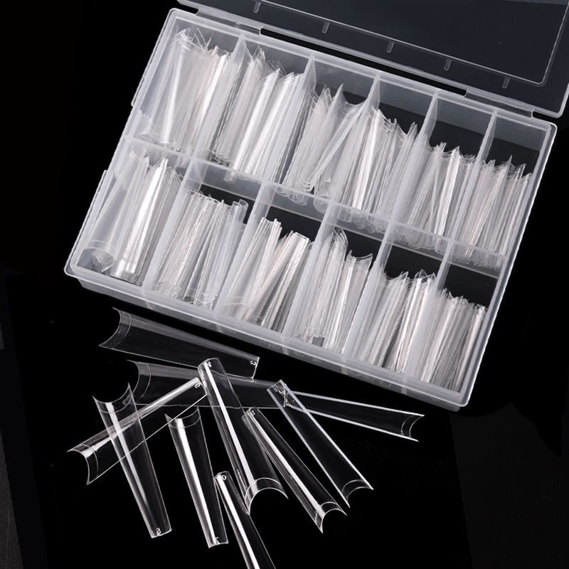 480 Pieces Extra Long XXL False Nails Tips, Extra Long