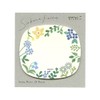 Tsukesen Paper Transparent Flower Pattern 19080006 Stylish Elegant Message
